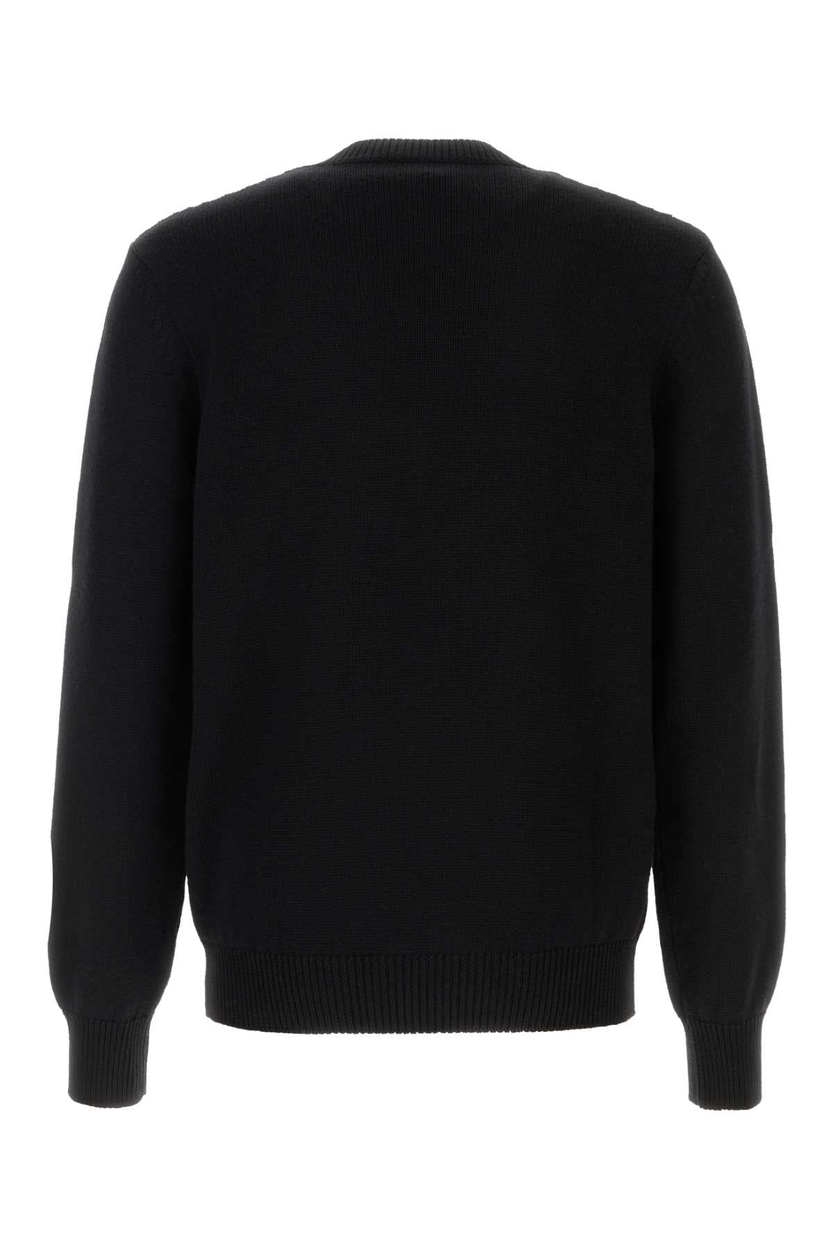 Nero+nocciola Exterior: Virgin Wool Maglieria