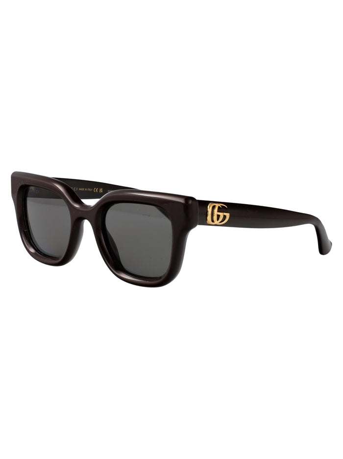 Gg1828s Brown-brown-grey Acetate Sunglasses