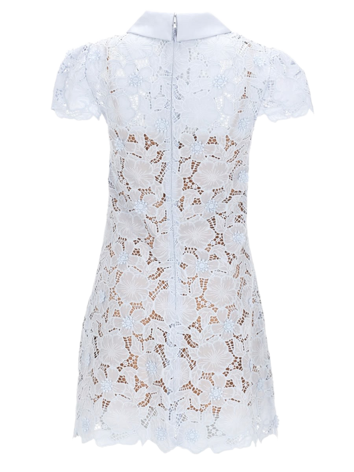 Lace Mini Dress Azure Pes