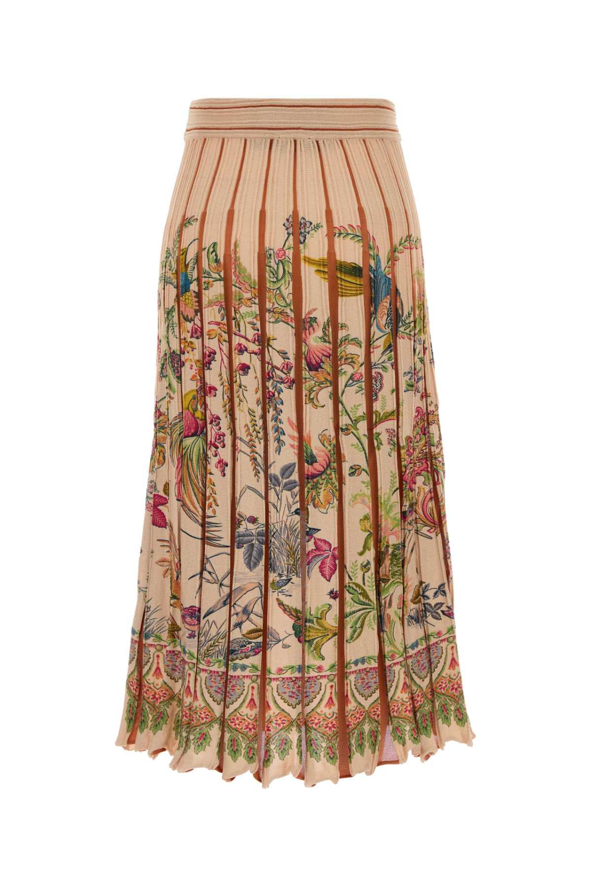 Printed Polyester Blend Skirt S9874 Gonne