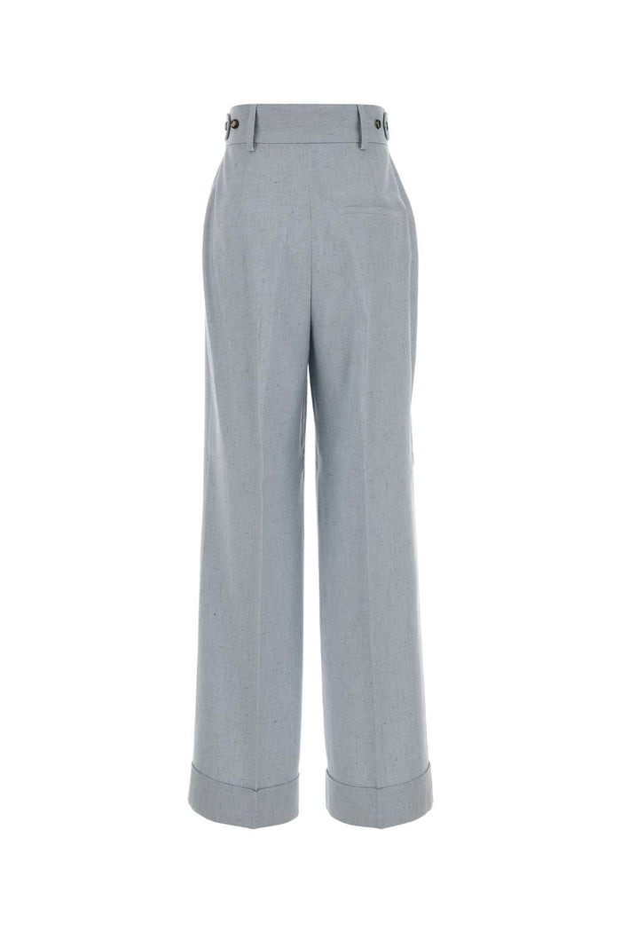 Melange Light-Blue Jersey Pant Azzurro Viplse Pantaloni