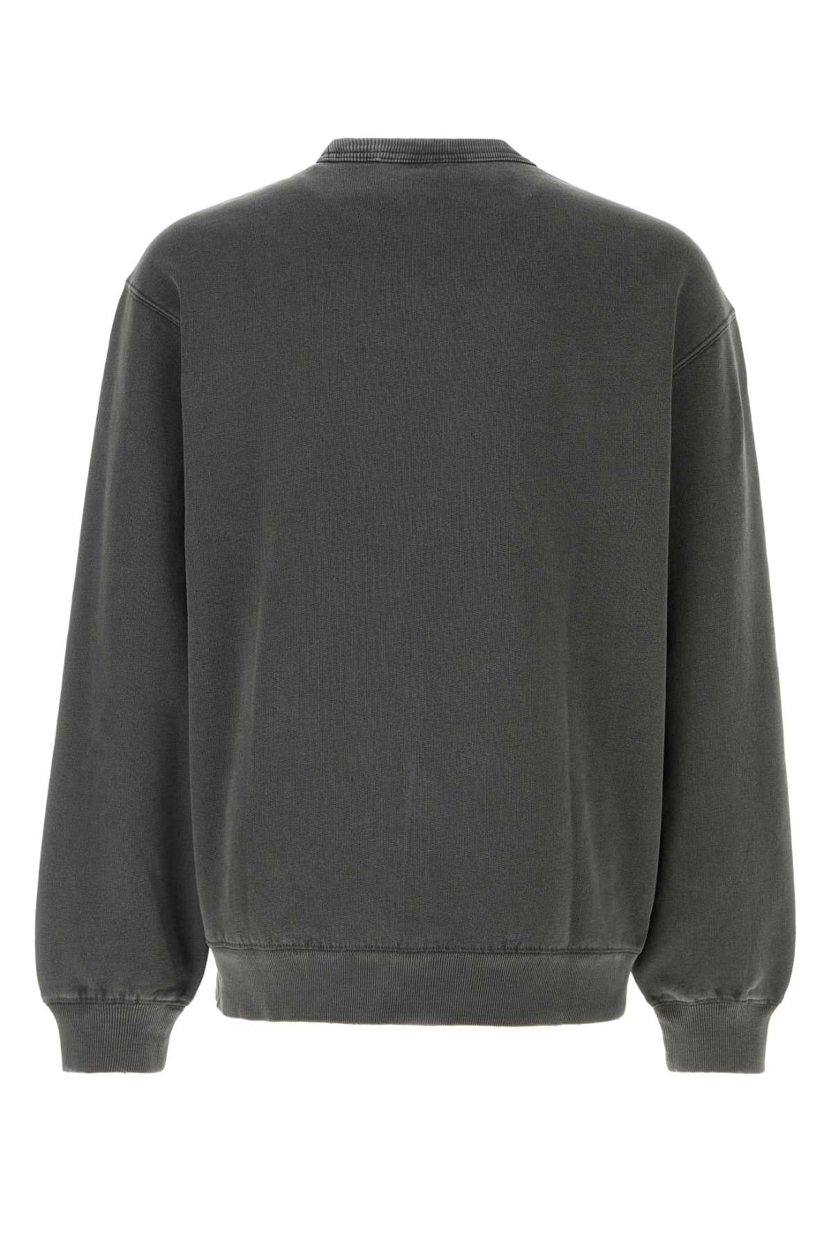 Dark Grey Cotton Torion Sweat Black Exterior: Felpe