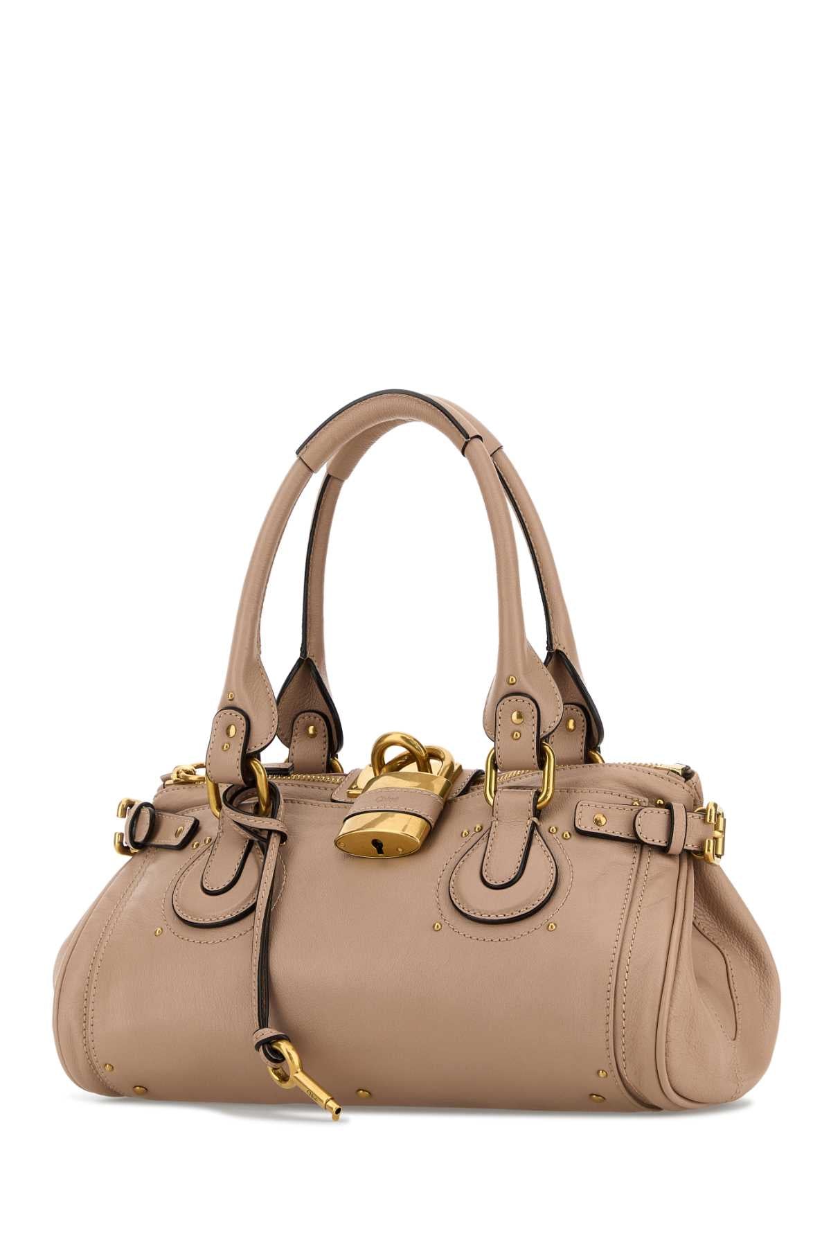Pink Leather Paddington Shoulder Bag Earthypink Borse A Mano