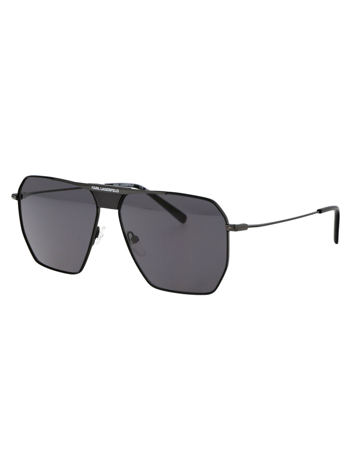 Kl350s 1 Shiny Black Metal Sunglasses