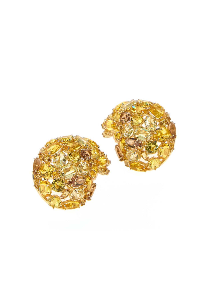 Embellished Metal Gema Earrings 000 Orecchini