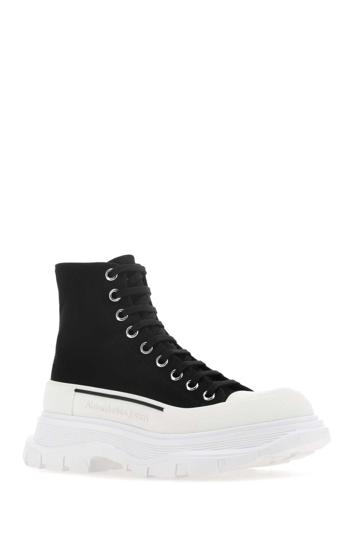 Black Canvas Sack Sneakers 1070