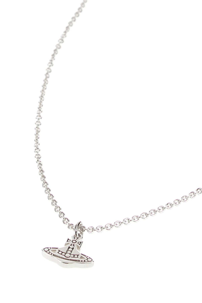 Silver Metal Marinetta Necklace Platinum Collane