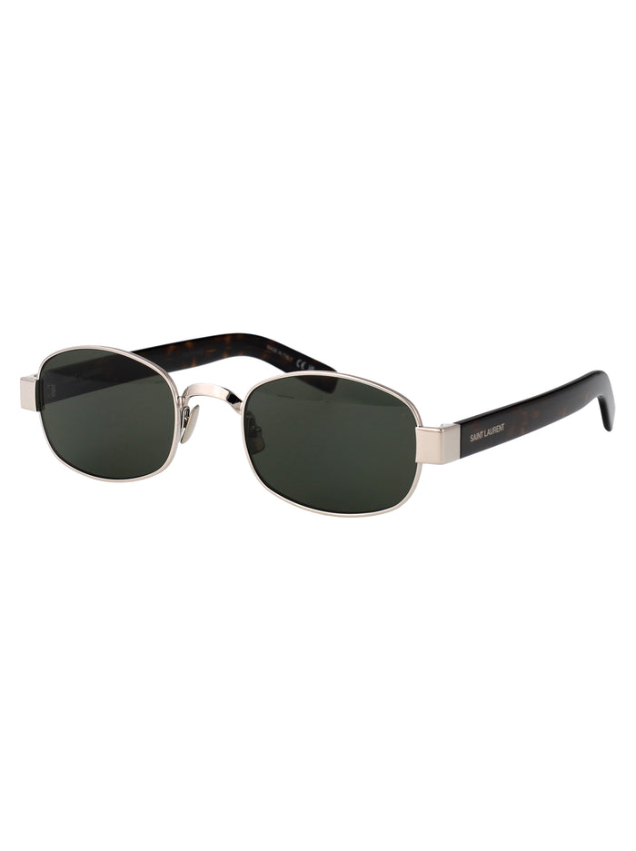 Sl 706 002 Silver-havana-grey Metal Sunglasses