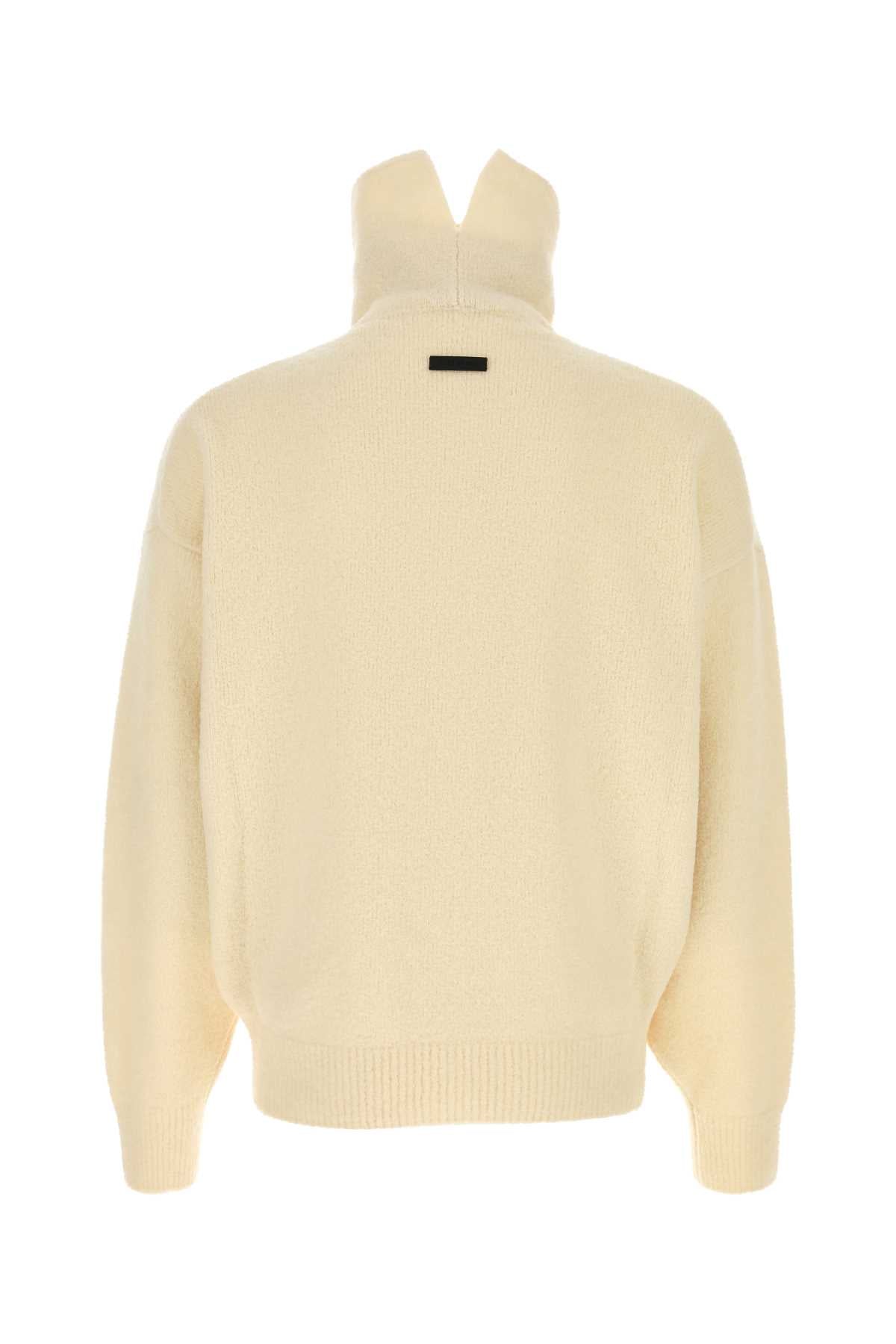 Cream Wool Blend Sweater Bone Exterior: Virgin Nylon Maglieria