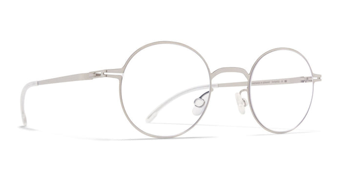 Knut - Shiny Silver Rx Stainless Steel Eyeglasses