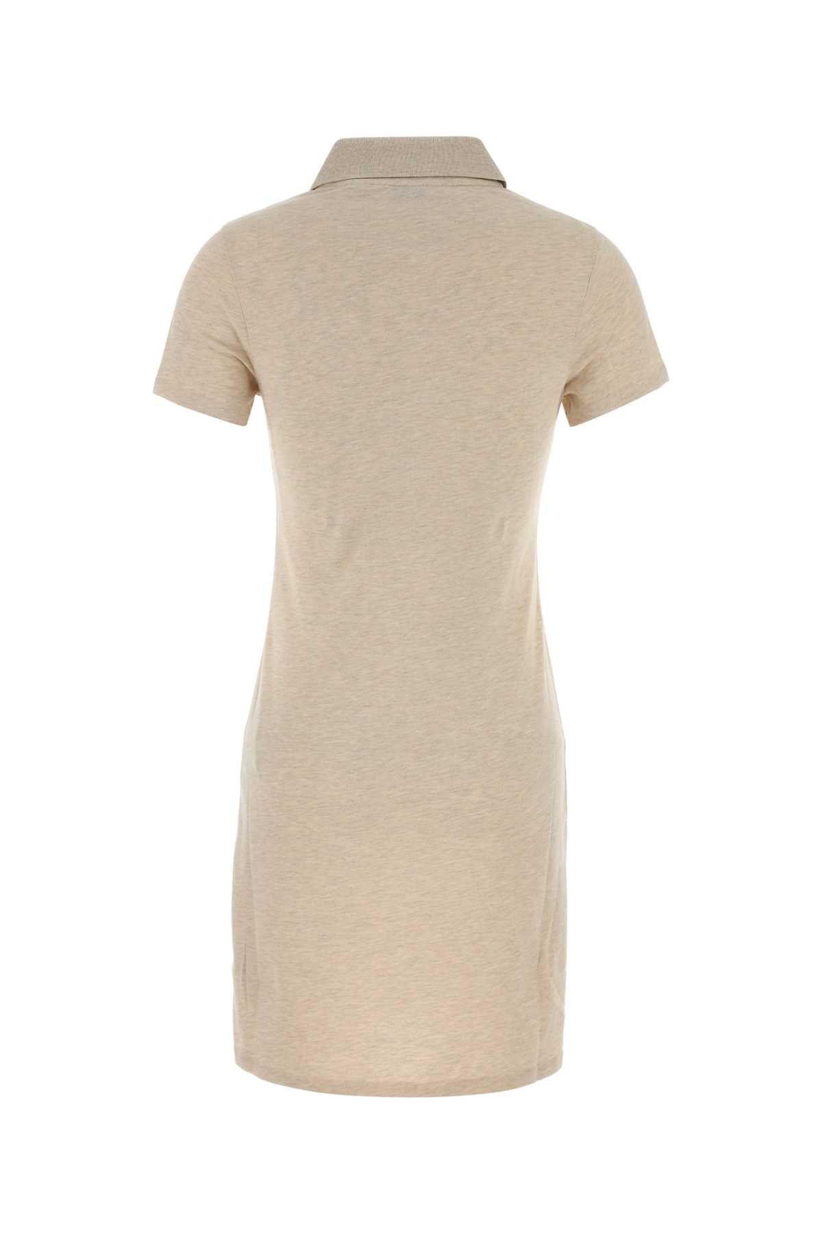 Beigemelange Cotton Elastane Abiti