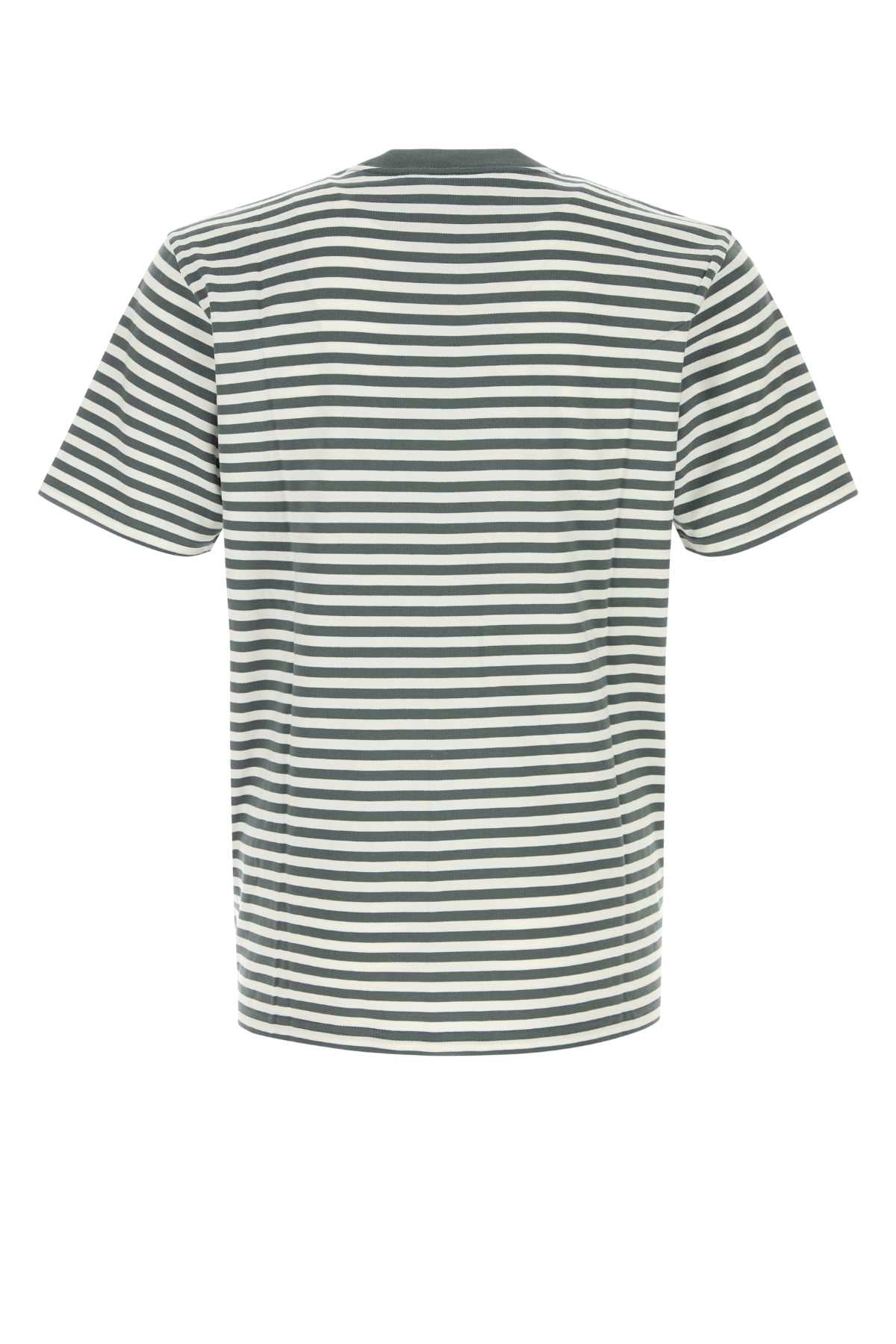 Ezrastripecozybluewax Exterior: Cotton T-shirt