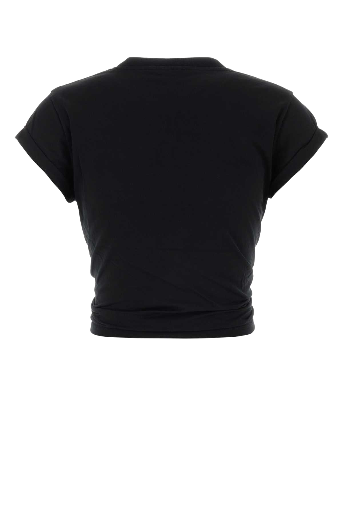 Black Cotton T-Shirt Exterior