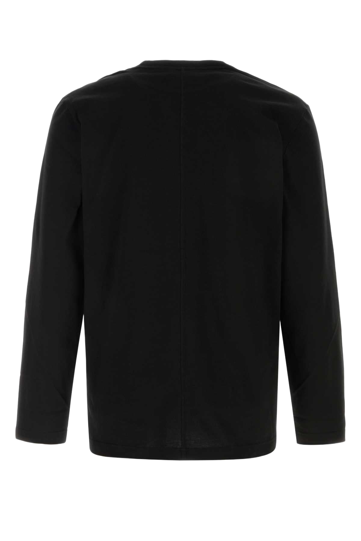 Black Cotton Leon T-Shirt Exterior