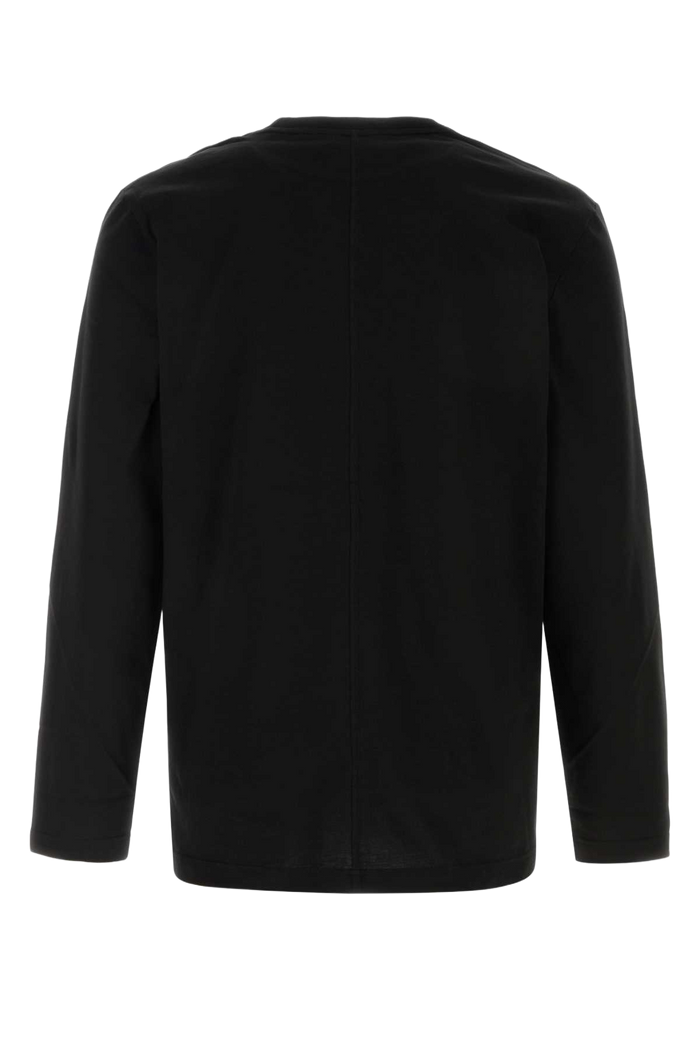 Black Cotton Leon T-Shirt Exterior