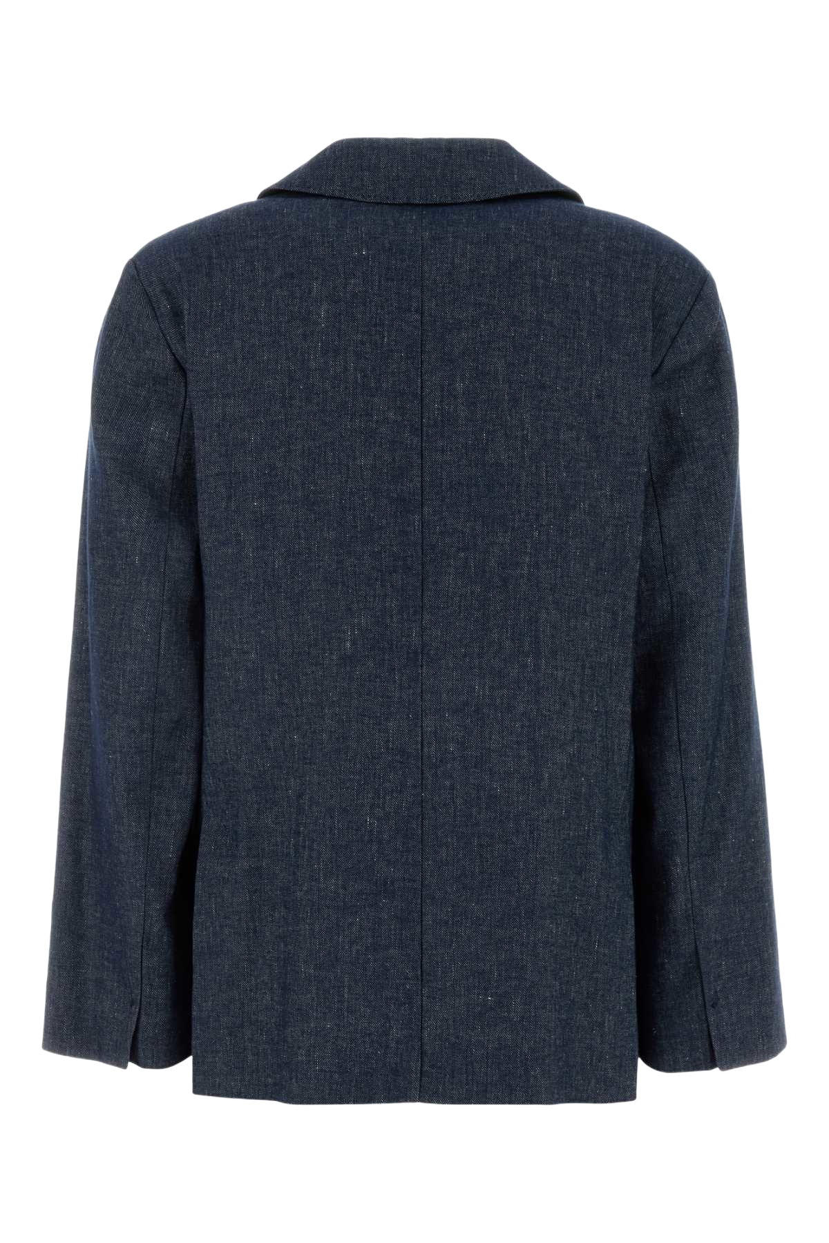 Stretch Denim Nero Blazer Blu Marino Giacche E Gilet