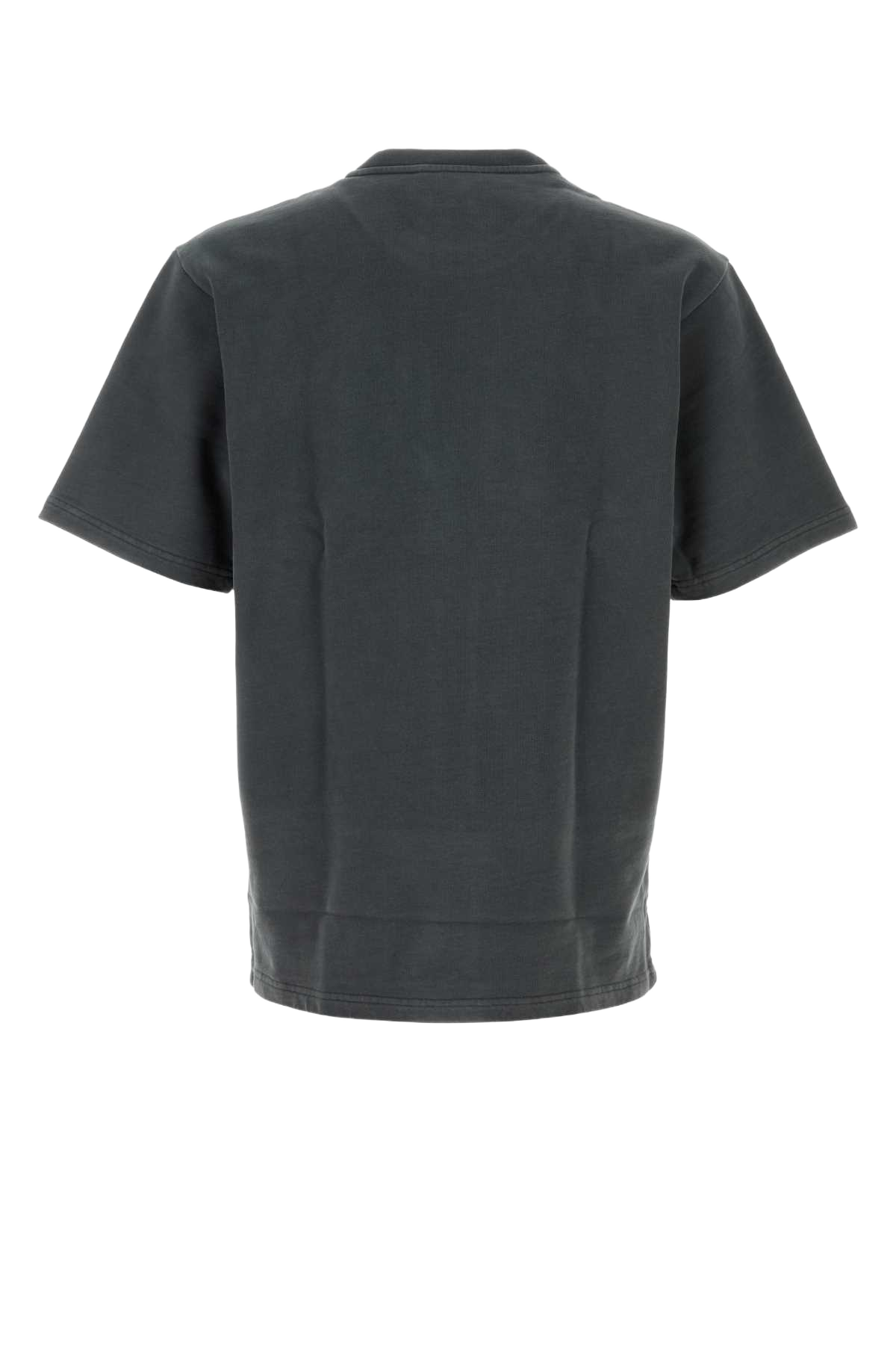 Charcoal Cotton T-Shirt Grigioscurissimo Exterior