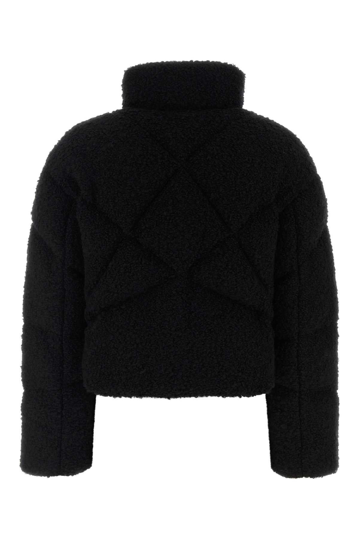 Black Teddy Daisy Down Jacket Piumini