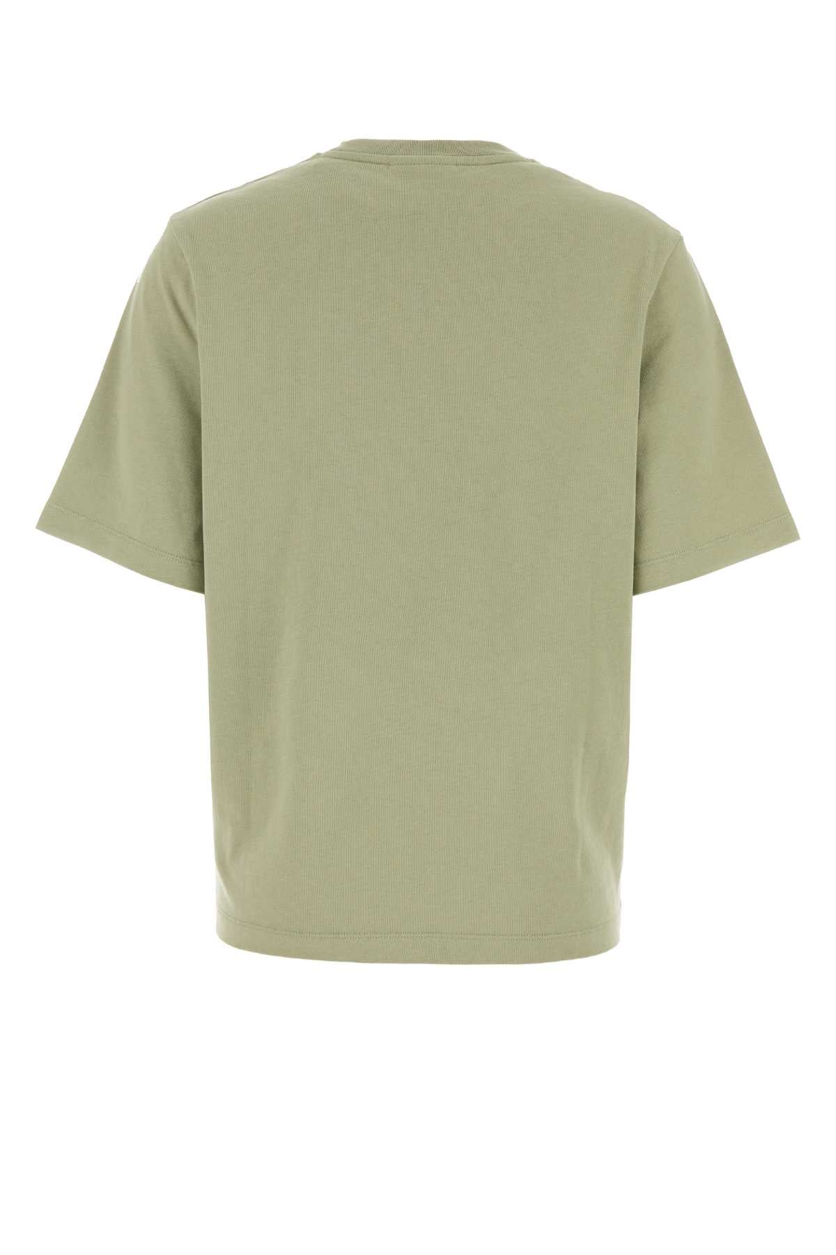 Sage Green Cotton T-Shirt Dustygreen Organic