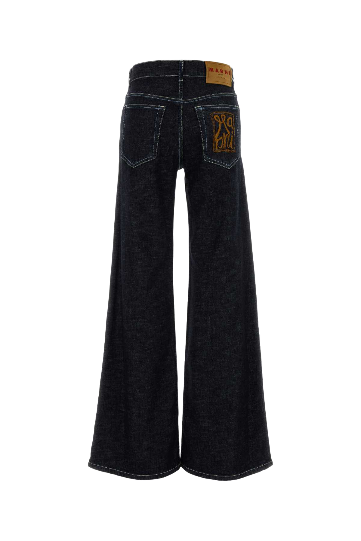 Blue Stretch Denim Jeans Blublack Exterior: Cotton Elastane