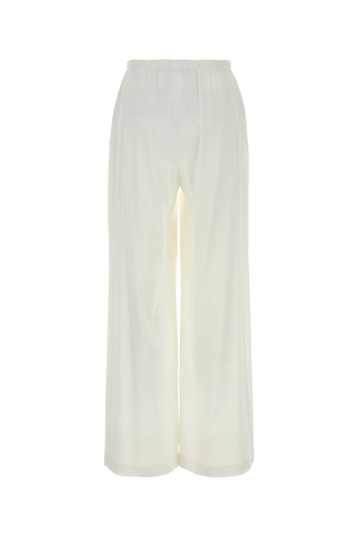 White Jersey Destino Pant Bianco Ottico Pantaloni