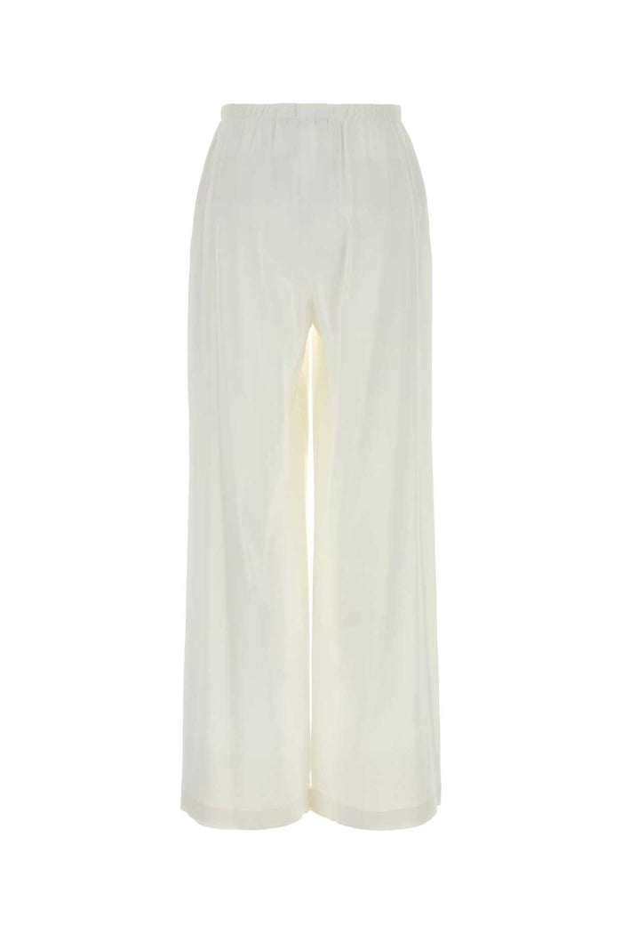 White Jersey Destino Pant Bianco Ottico Pantaloni