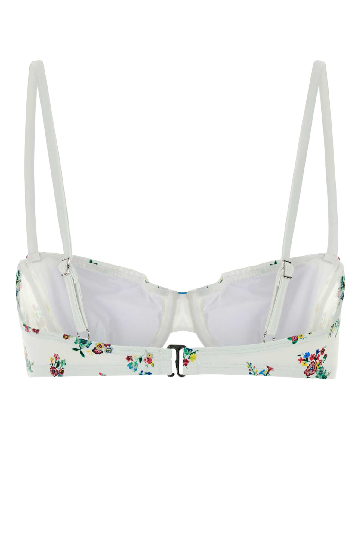 Printed Stretch Nylon Bikini Top 402 Costumi Da Bagno