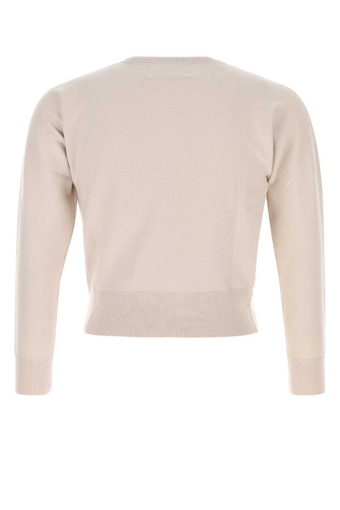 Sand Cashmere Blend Belle Sweater Chalk Maglieria