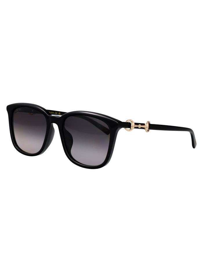 Gg2057sk Black-black-grey Acetate Sunglasses