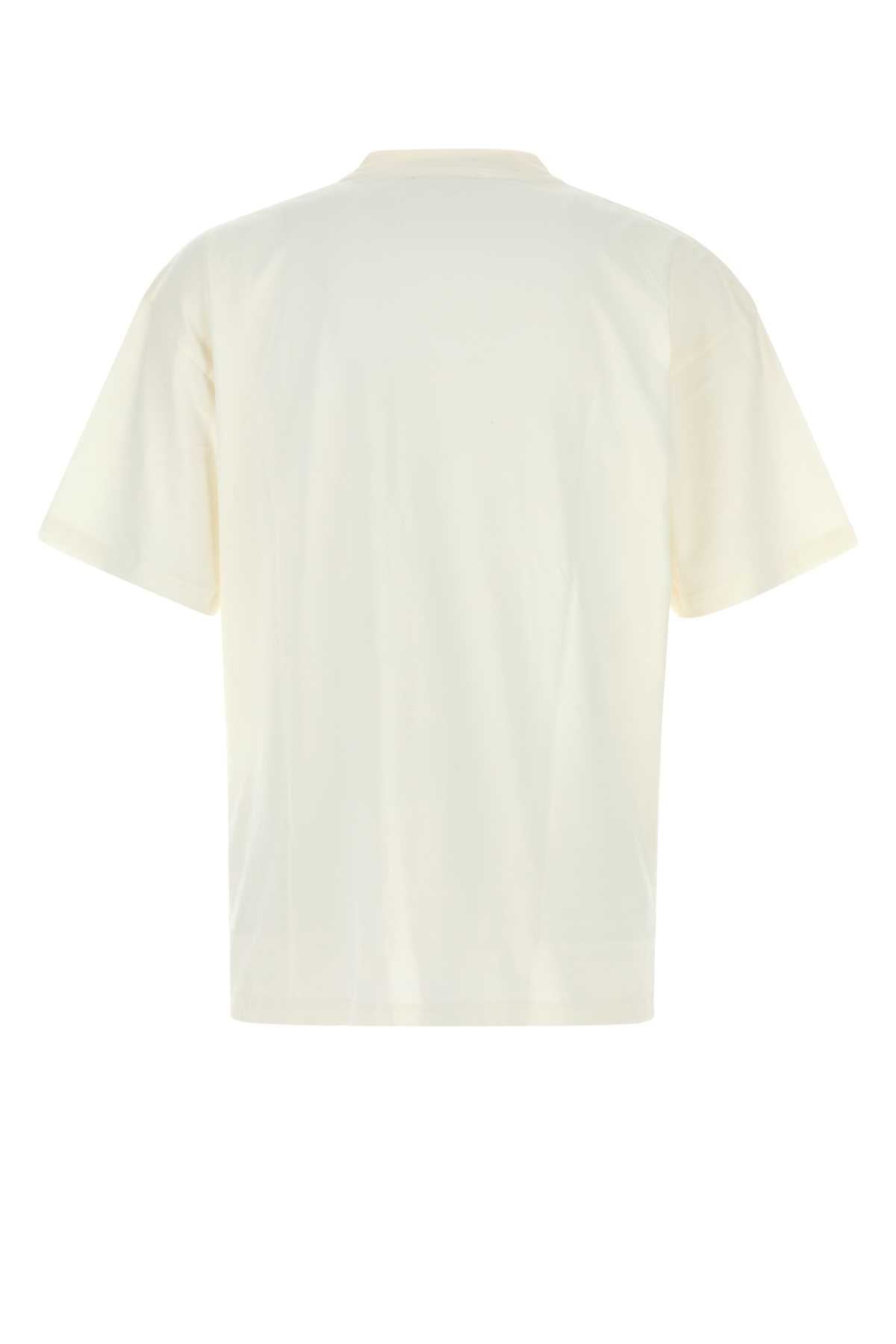 Ivory Cotton Oversize T-Shirt Flatwhite Exterior