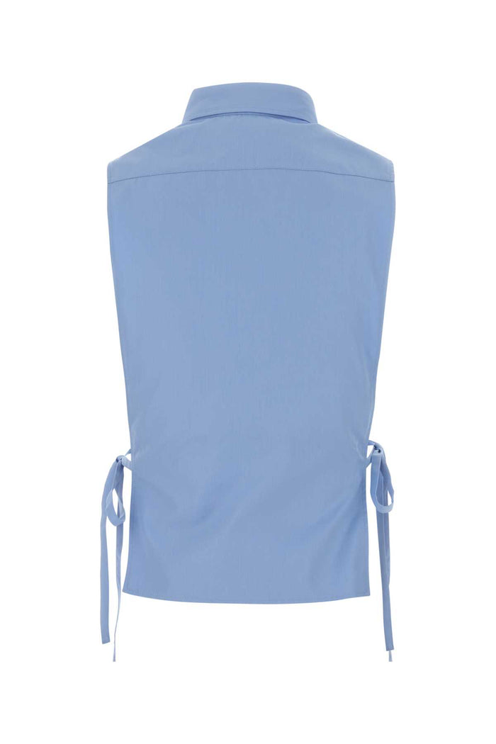 Celeste Exterior: Cotton Camicie