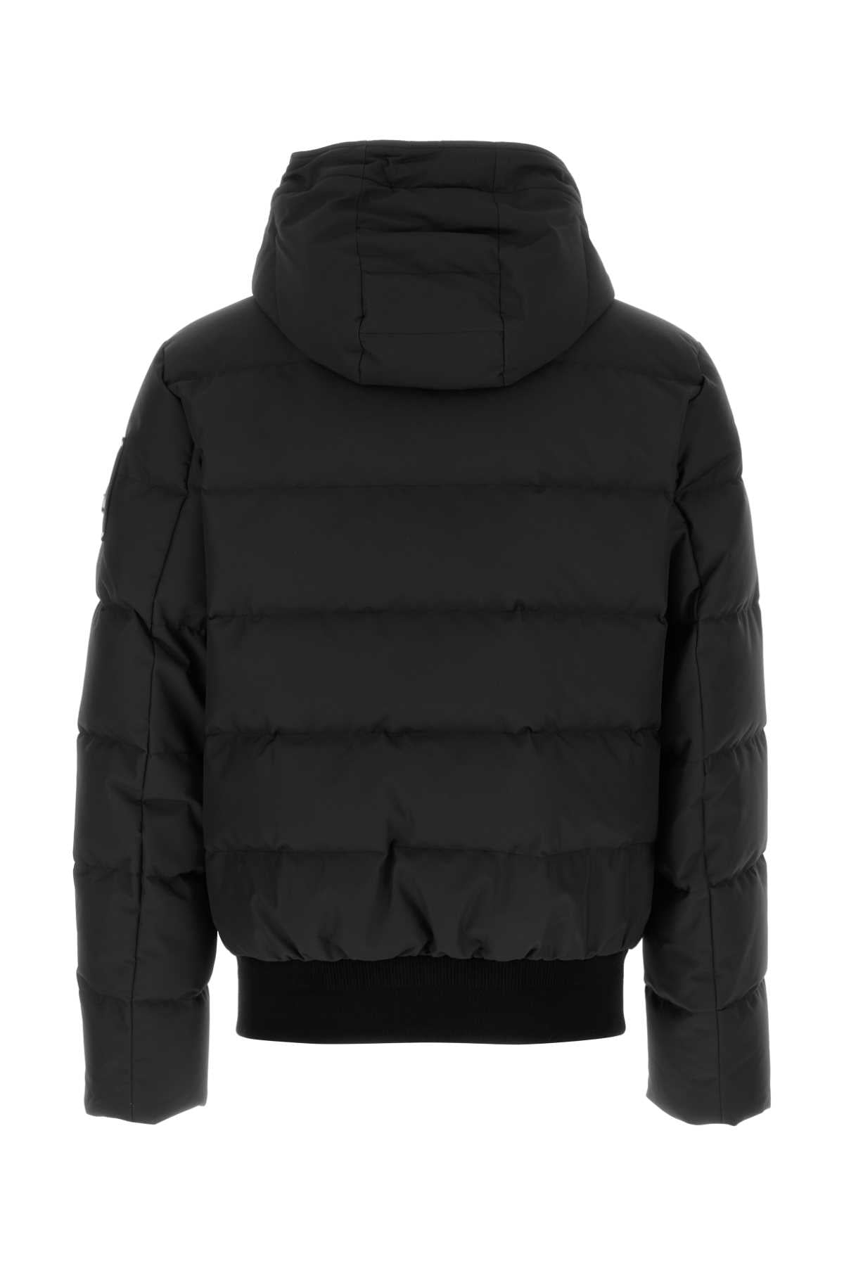 Black Polyester Cloud Bomber Down Jacket Blkblk Piumini