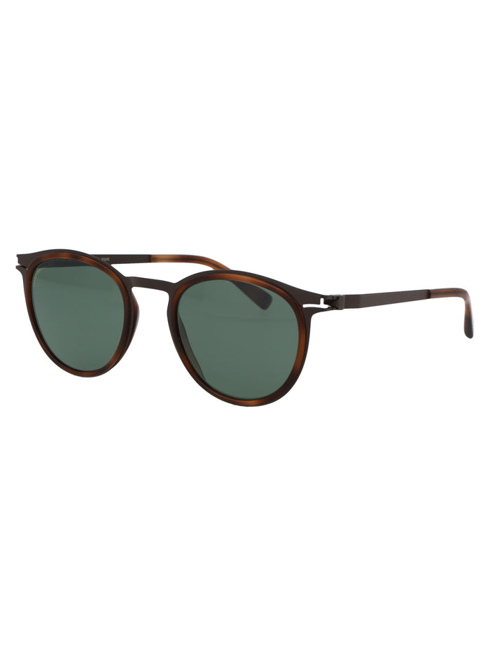 Siwa 711 A61-dark Brown/zanzibar Polarised Pro Green 15 Steel Sunglasses