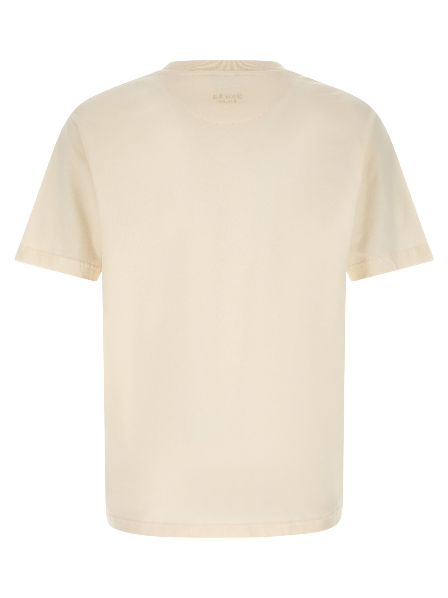 Boke Flower T-shirt Beige Cotton