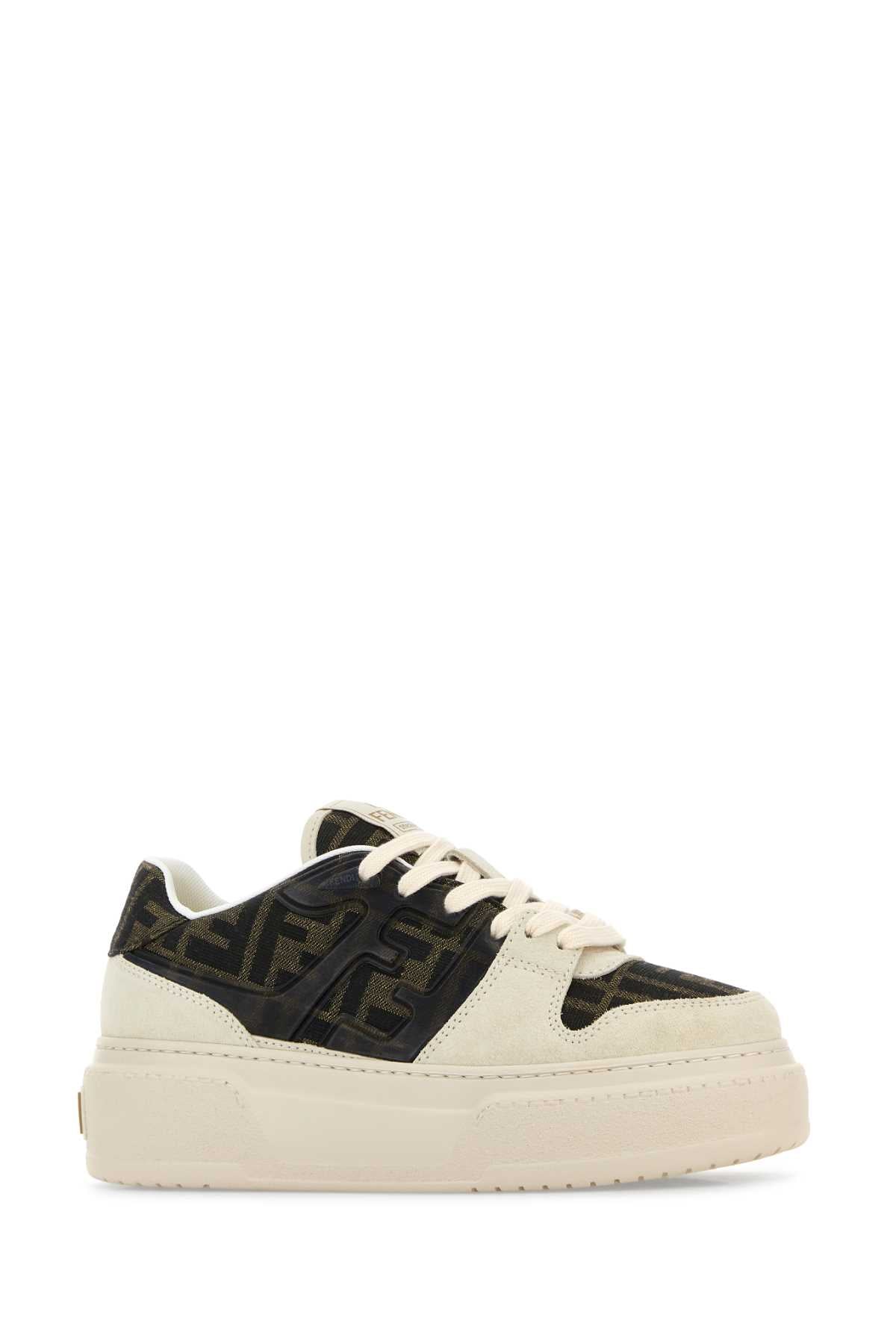 Crem+tabac.ner+ambra Sneaker