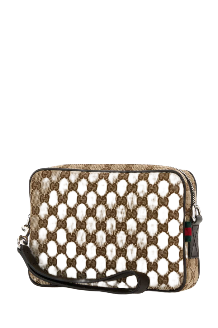 Gg Fabric Clutch Bebonycocoavrv