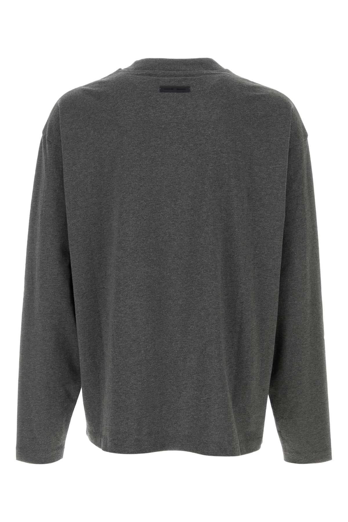Charcoalheather Exterior: Cotton T-shirt