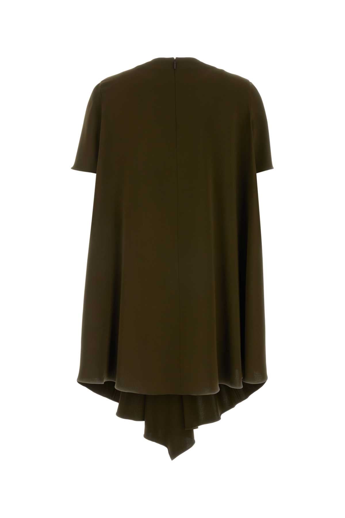 Khaki Green Exterior: Viscose Elastane Abiti