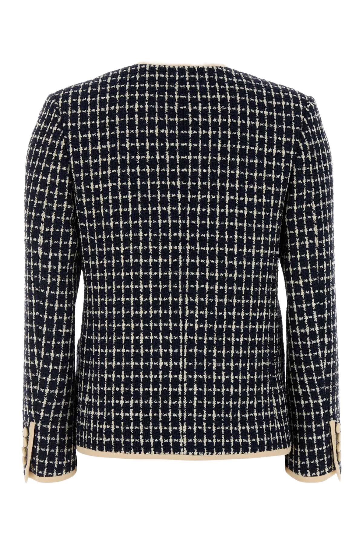 Embroidered Tweed Blazer 671 Giacche E Gilet