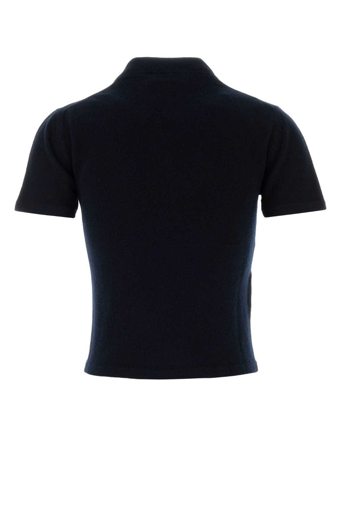 Midnight Blue Cashmere Sweater Bleu Maglieria