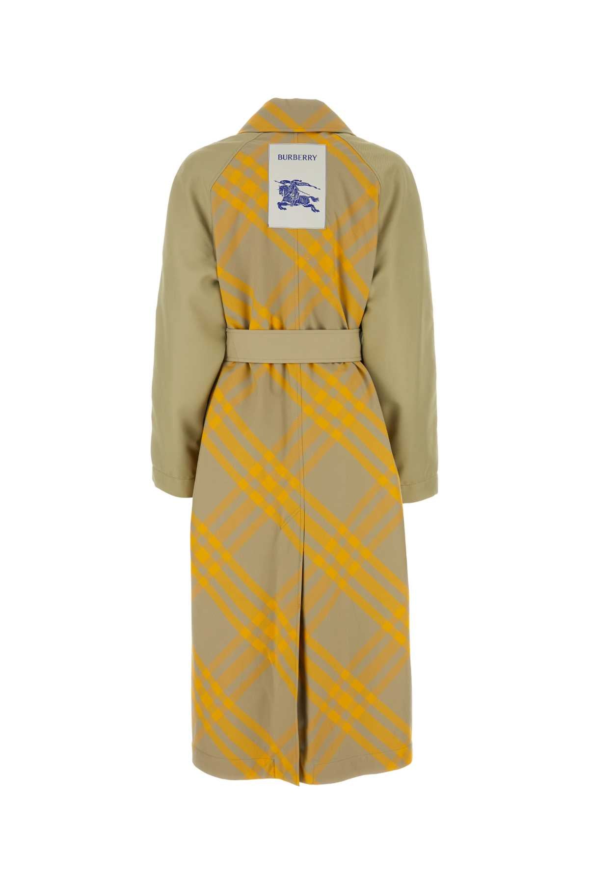 Two-Tone Cotton Reversible Bradford Trench Coat Hunter Exterior