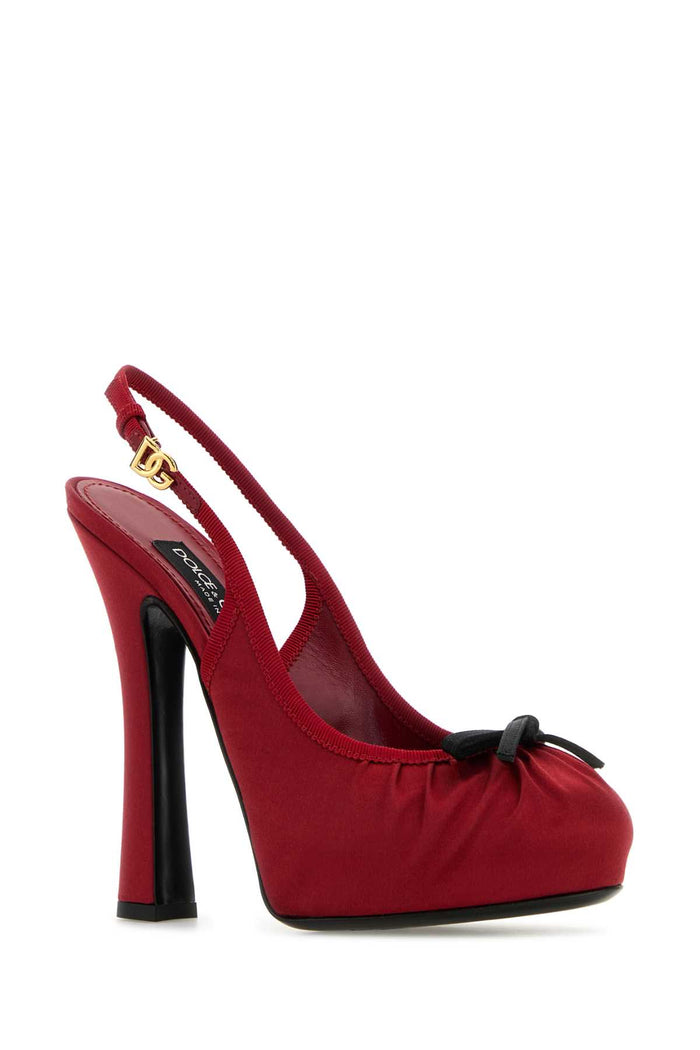 Red Satin Pumps Rossorosso Scarpe Con Tacco