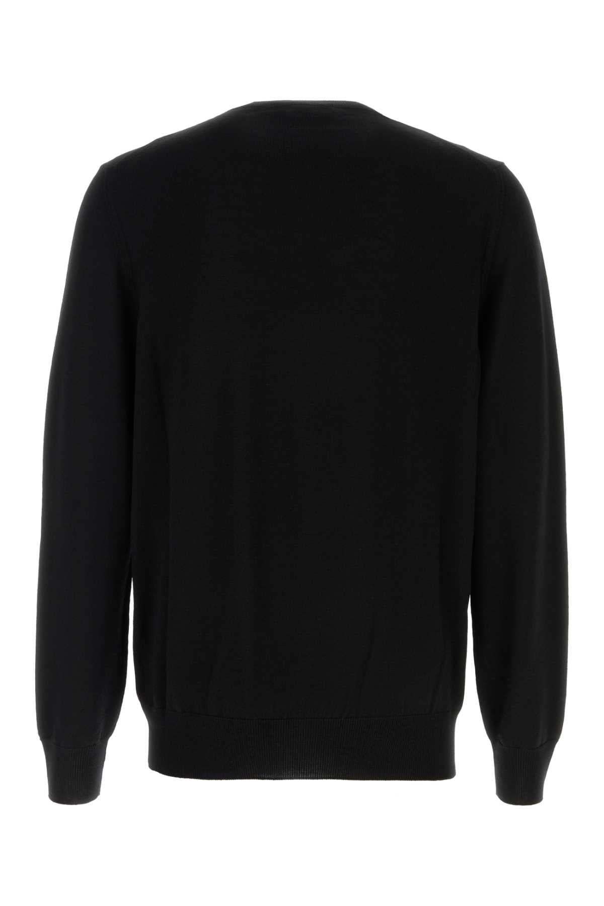 Black Wool Sweater Maglieria