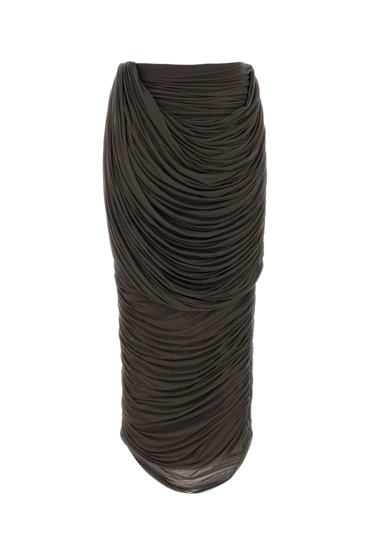 Brown Exterior: Cupro Elastane Gonne