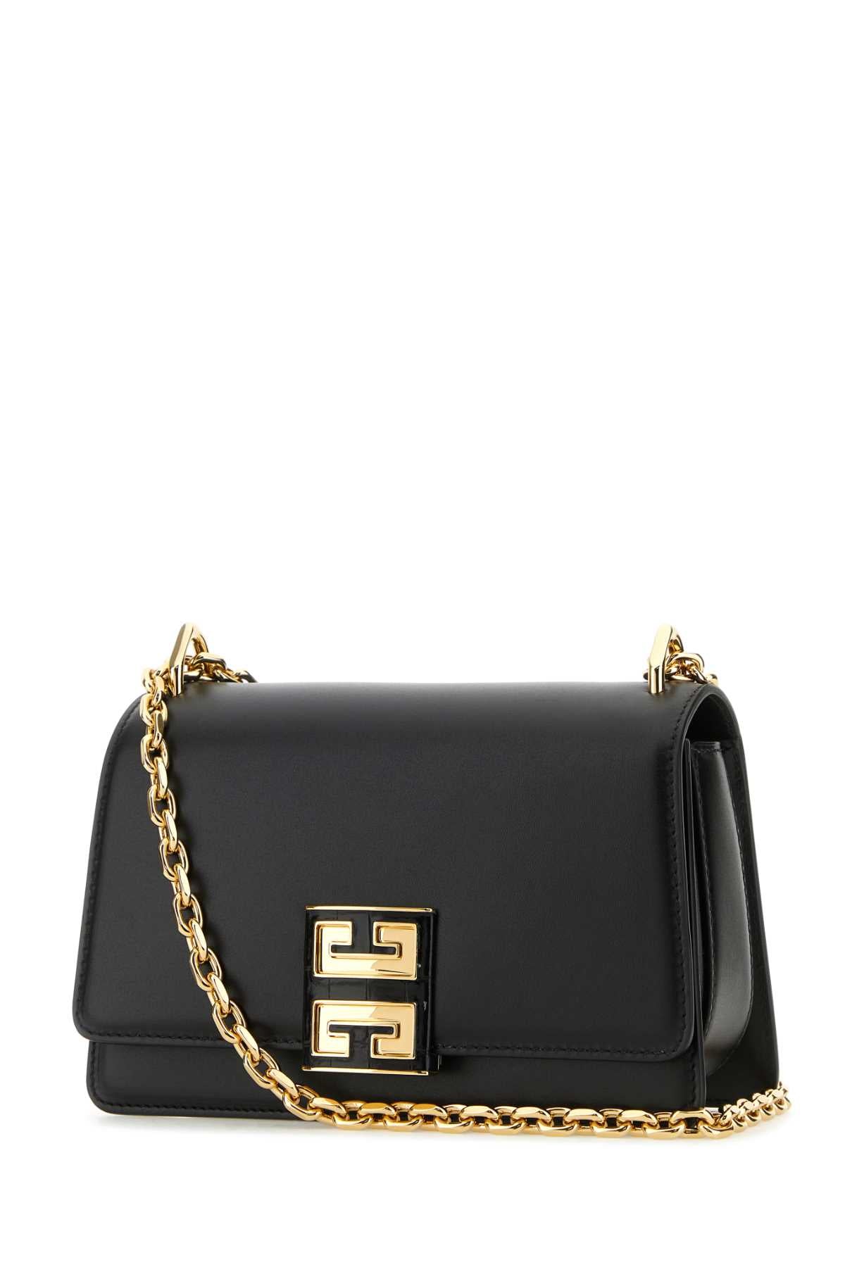 Black Leather Small 4g Shoulder Bag Borse A Tracolla