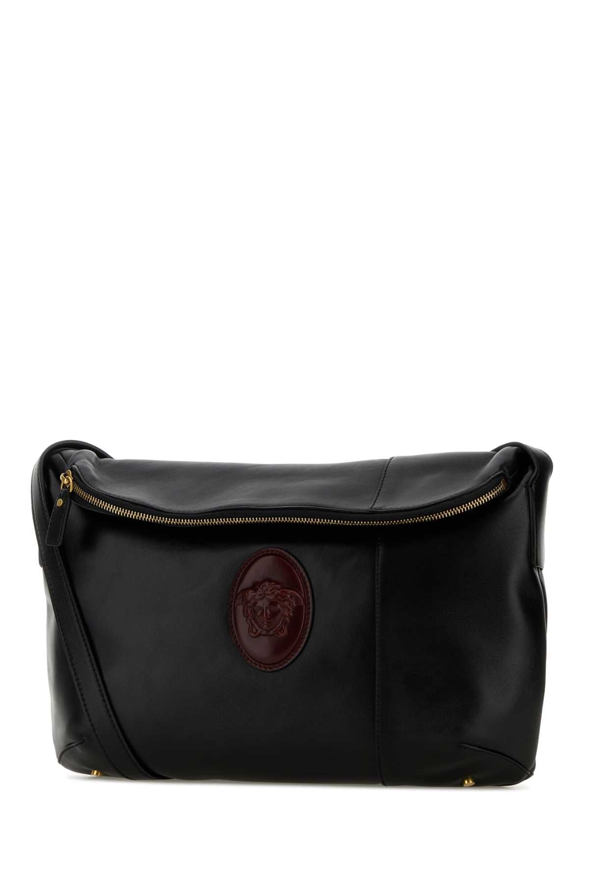 Black Nappa Leather Crossbody Bag Blackrosewood Borse A Mano