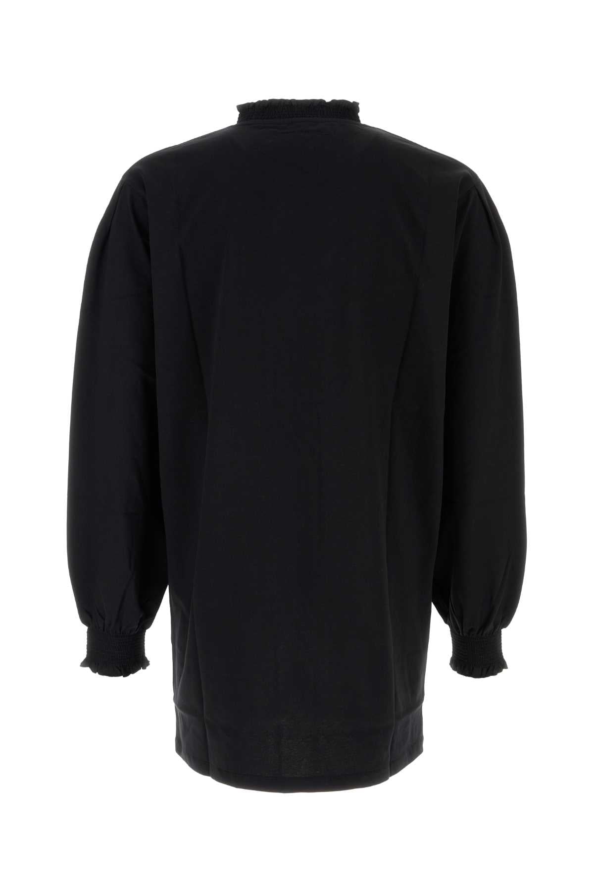 Black Cotton T-Shirt Exterior: Organic