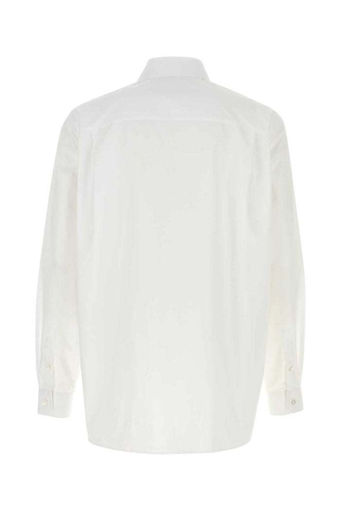 White Poplin Shirt T Cottonmother Pearl Camicie