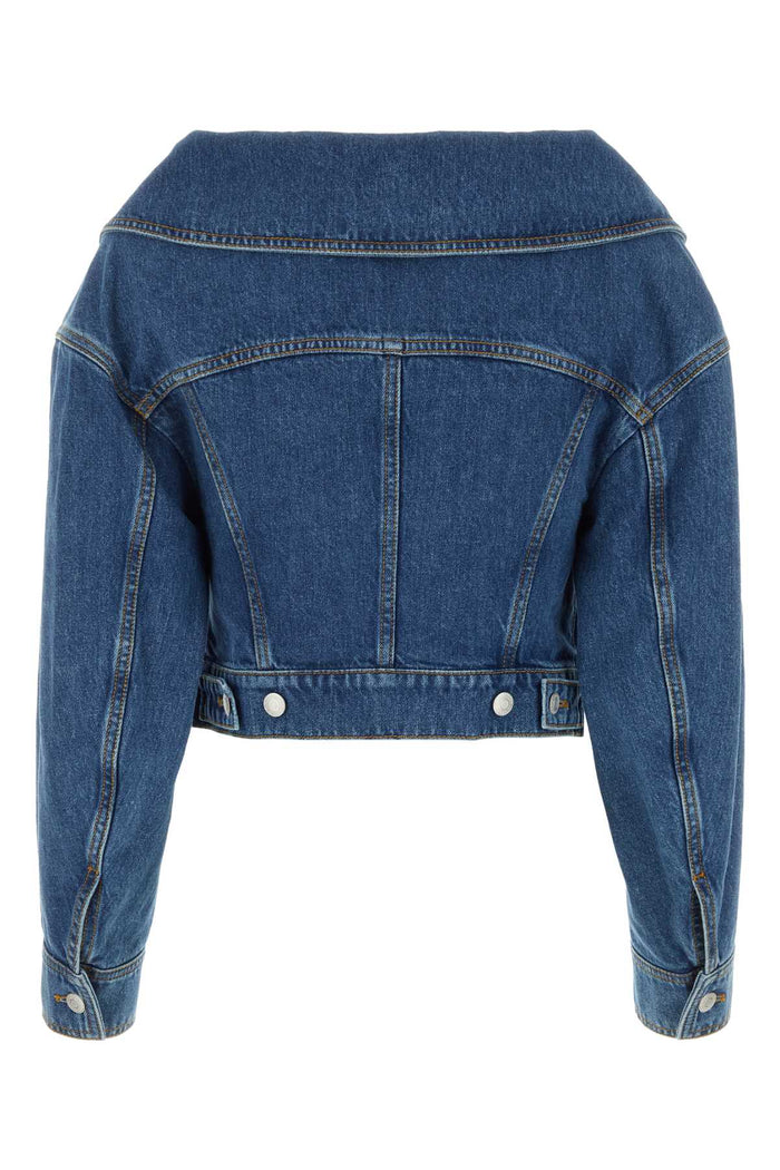 Denim Jacket Bluestonewash Exterior: Cotton Giubbini