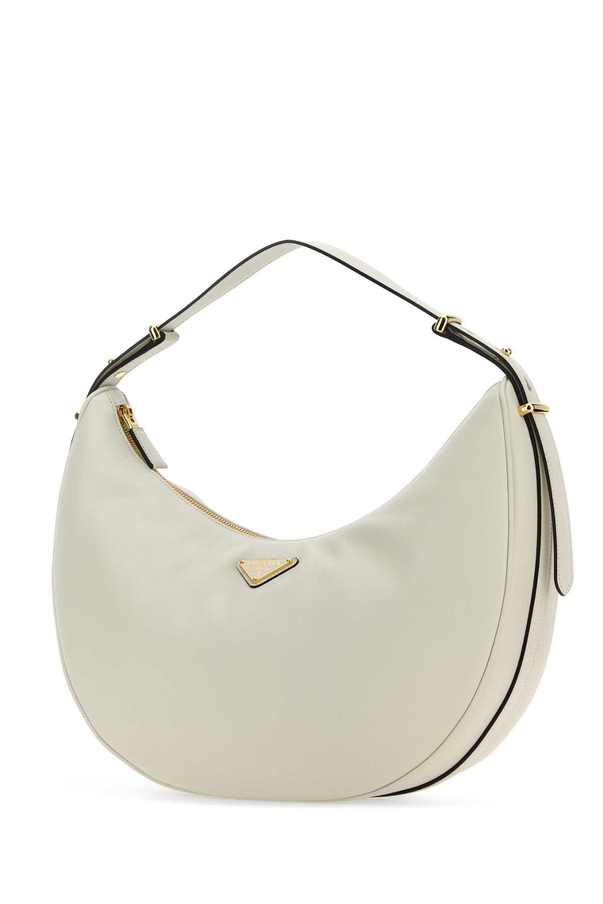 White Leather Big Arquã¨ Handbag Biancon Vitello Borse A Mano